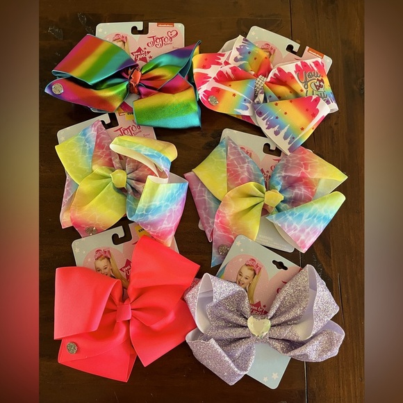 6 NWT JoJo Siwa bows - Picture 1 of 1